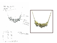 K18,K18WG ダイヤモンドネックレス／オーダージュエリー｜手作り指輪（ハンドメイドリング）・結婚指輪（マリッジリング）・婚約指輪（エンゲージリング）・オーダージュエリー　アトリエ　トム・フクダ／山口県
