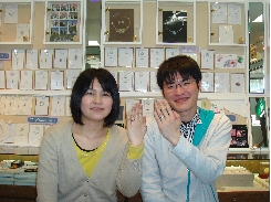 お客様作品集　Ｓ.Ｋ・Ａ.Ｈ　様／手作り指輪（ハンドメイドリング）・結婚指輪（マリッジリング）・婚約指輪（エンゲージリング）・オーダージュエリー　アトリエ　トム・フクダ