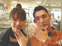 お客様作品集　Ｙ.Ｍ様 ・ Ｈ.Ｍ様／手作り指輪（ハンドメイドリング）・結婚指輪（マリッジリング）・婚約指輪（エンゲージリング）・オーダージュエリー　アトリエ　トム・フクダ